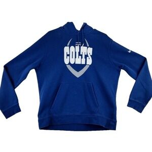 Nike Indianapolis Colts NFL Royal Blue Hoodie Pullover Sweatshirt Men's Large
